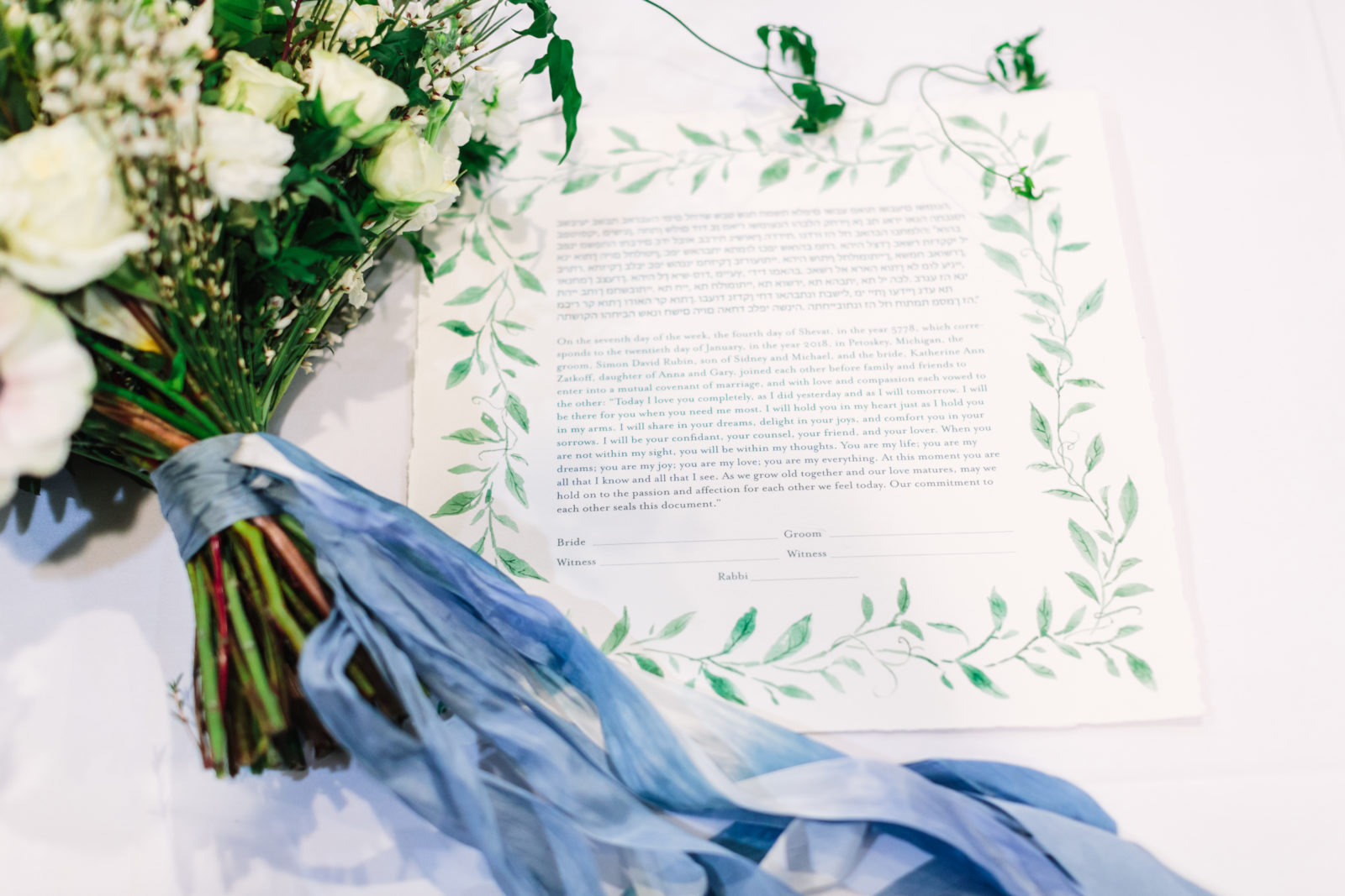 Wedding Ketubah | Michigan Wedding Planner