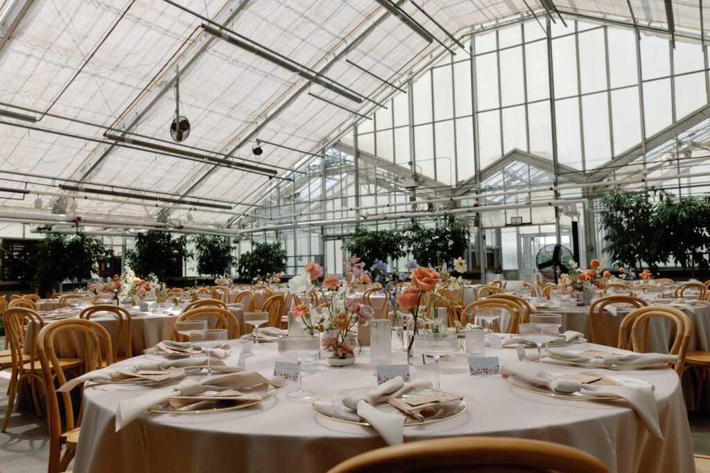 MSU Horticulture Gardens Wedding Reception